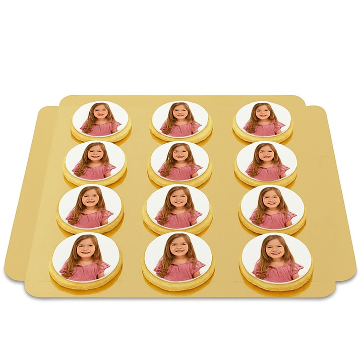 Foto-Keks, Rund (12 Stück)