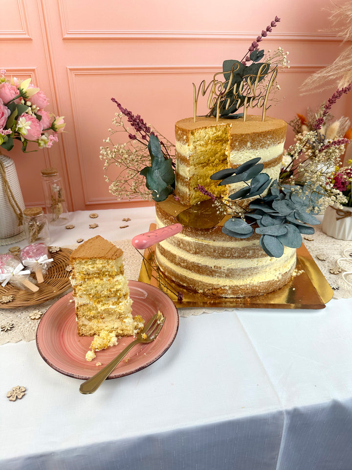 Naked Cake, Hochzeitstorte