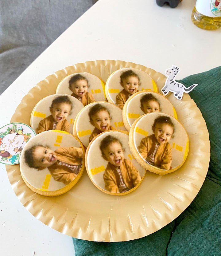 Foto-Keks, Rund (12 Stück)