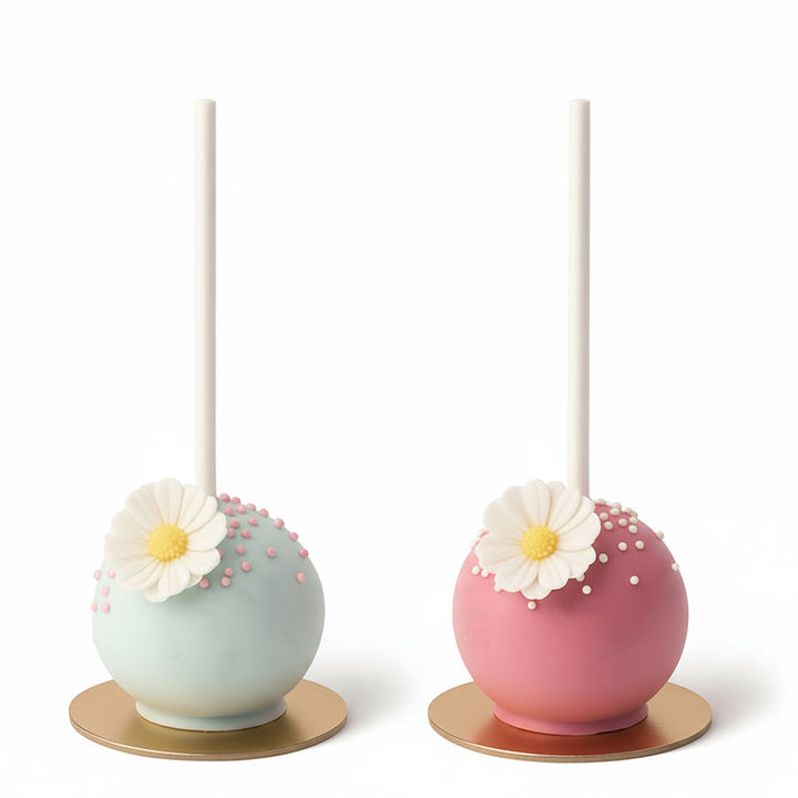 Blütenzauber Cake-Pops Weiß & Rosa (10 Stück)