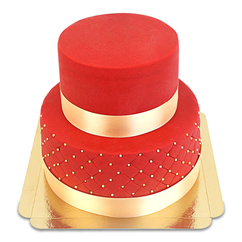 Rote Hochzeitstorte "Red Wedding"