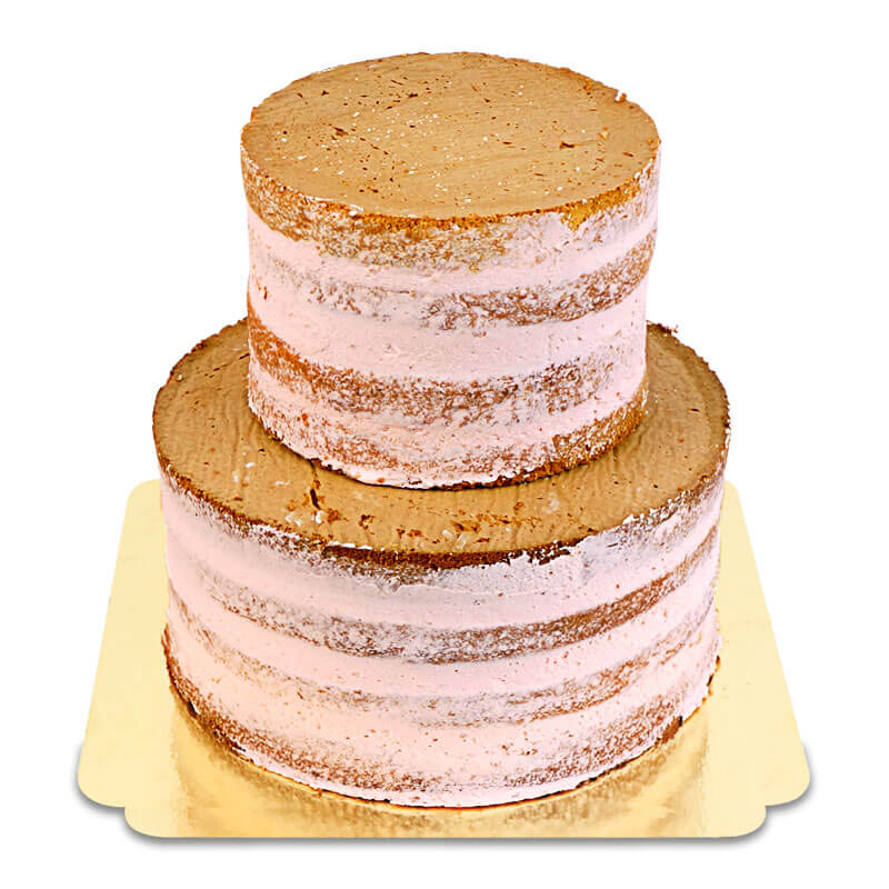 Naked Cake Erdbeer 2-stöckig