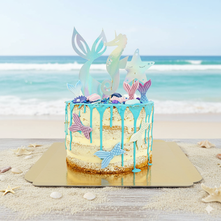 Meerjungfrau Naked Cake