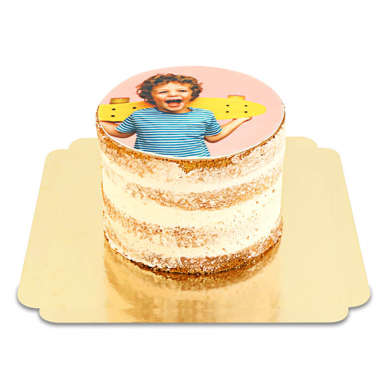 Foto-Naked-Cake Pfirsich-Maracuja