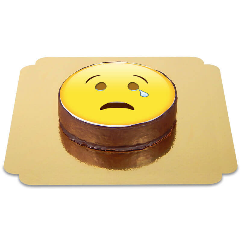 Emoticon Sachertorte Weinen