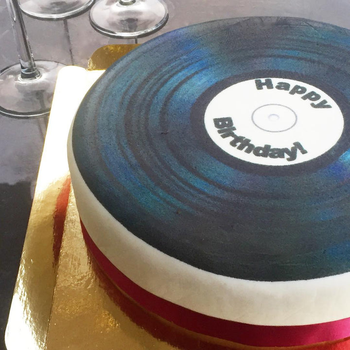 Schallplatten Torte