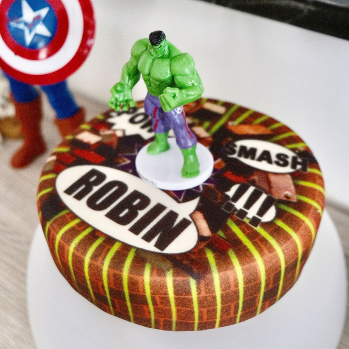 Hulk® auf Comic-Torte
