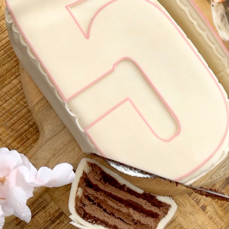 Zahlen-Torte, verschiedene Farben