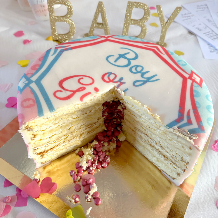 Deluxe Gender Reveal Torte