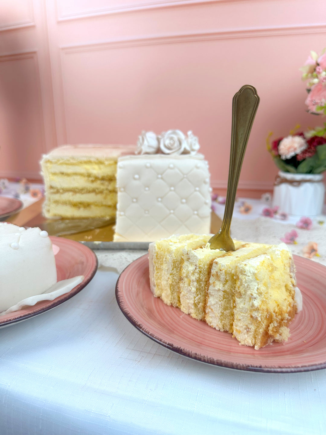 Eckige Deluxe Hochzeitstorte