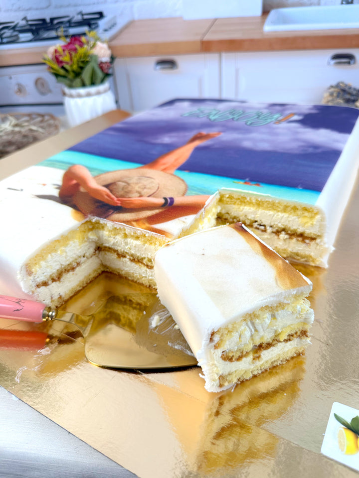 Fototorte ohne Rahmen