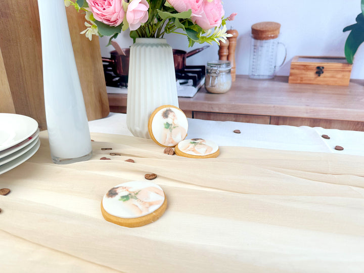 Foto-Keks, Rund (12 Stück)