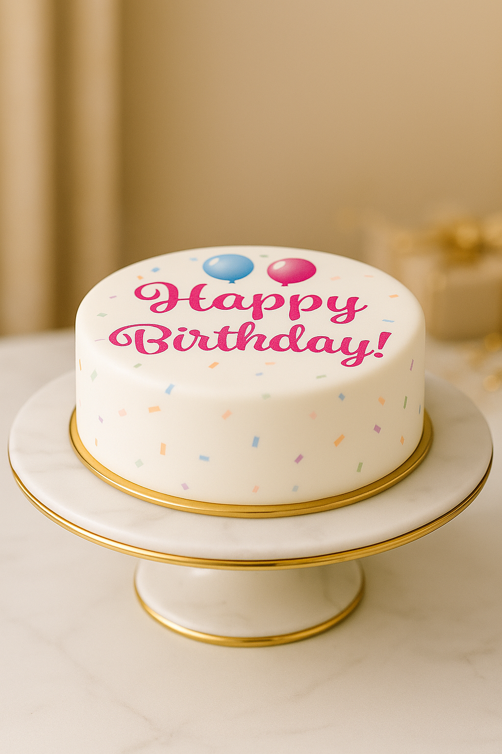 Happy Birthday Torte PINK
