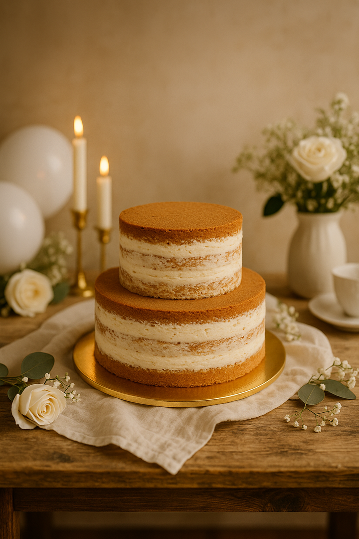 Naked Cake zweistöckig