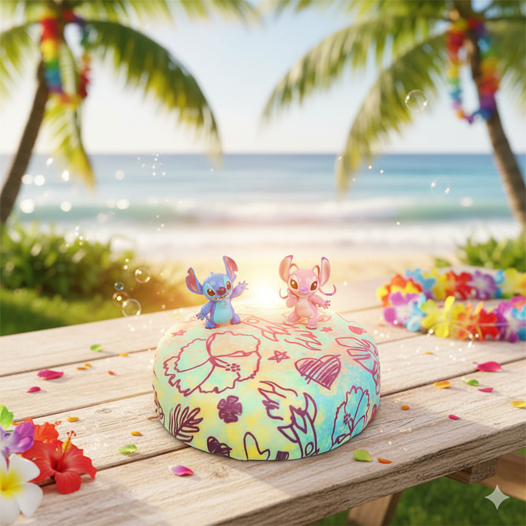 Angel & Stitch® auf Torte