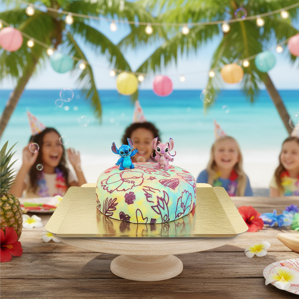 Angel & Stitch® auf Torte