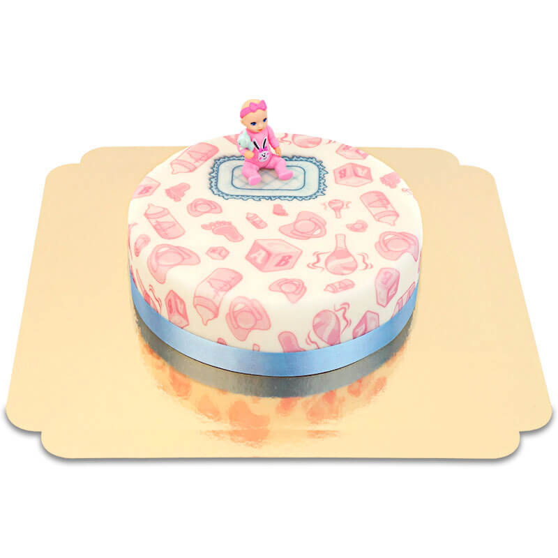 Baby Born®-Figur auf Torte