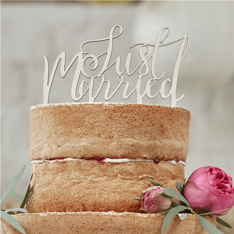 Cake Topper Just Married