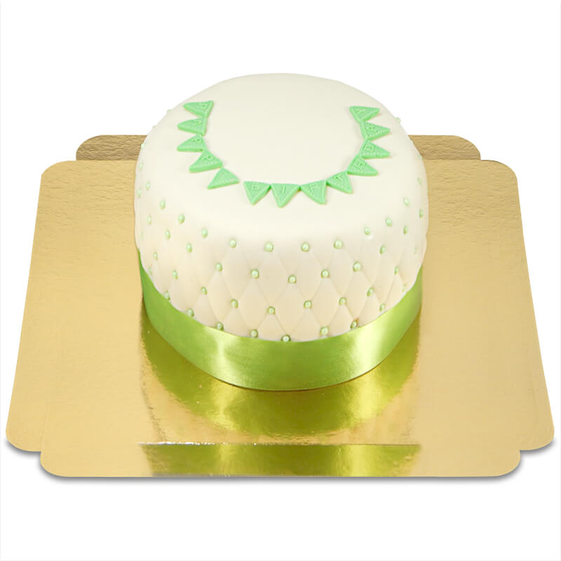 Happy Birthday Deluxe Torte - GRÜN - Doppelte Höhe