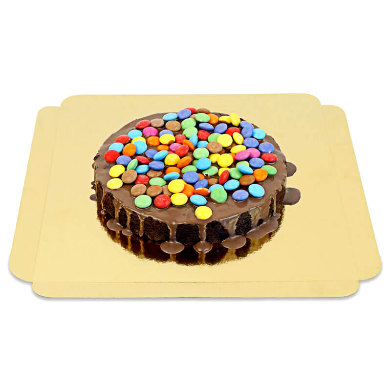 Brownie-Torte mit SMARTIES® Schokolinsen