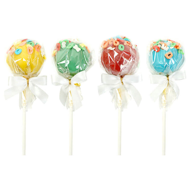 Bunte Buchstaben Cake-Pops (12 Stück)