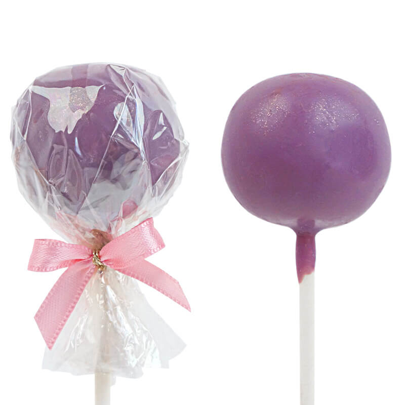 Einfarbige bunte Cake-Pops (12 Stück)