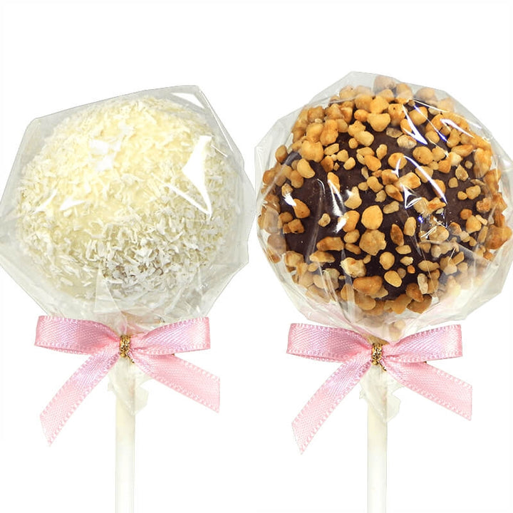 Cake-Pops Hasel- und Kokosnuss (12 Stück)