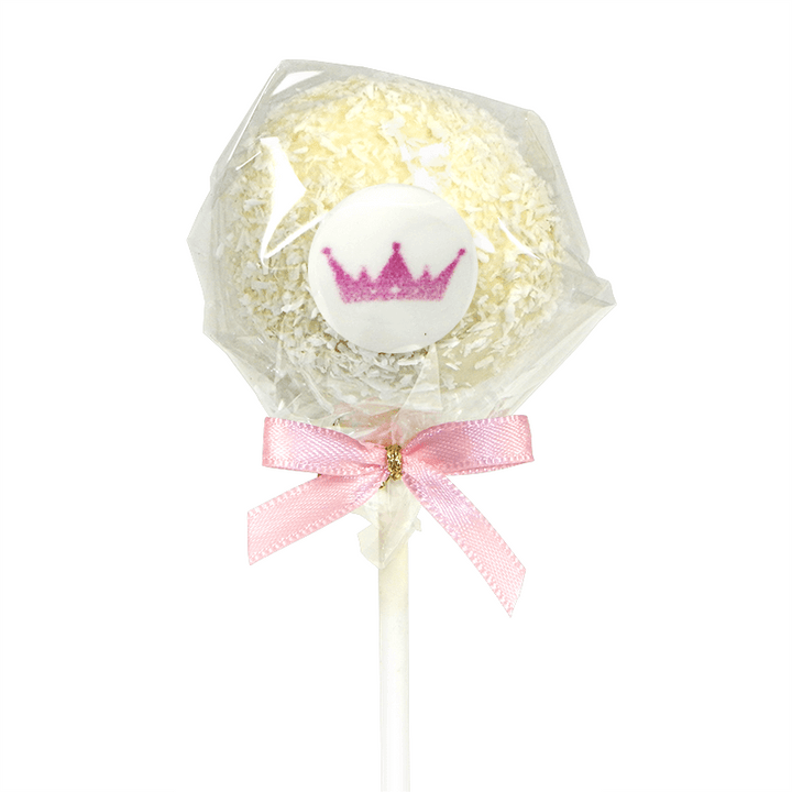 12 Cake-Pops mit Logo, Hasel- und Kokosnuss