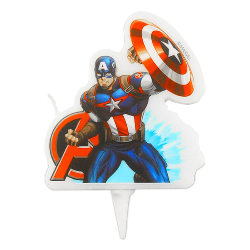 Captain America®-Tortenkerze