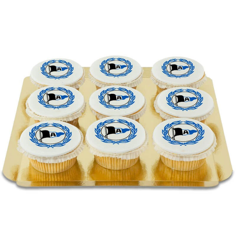 Arminia Bielefeld Cupcakes, 9 Stück