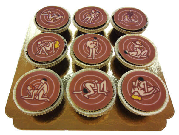 Kamasutra Cupcakes, 9 Stück