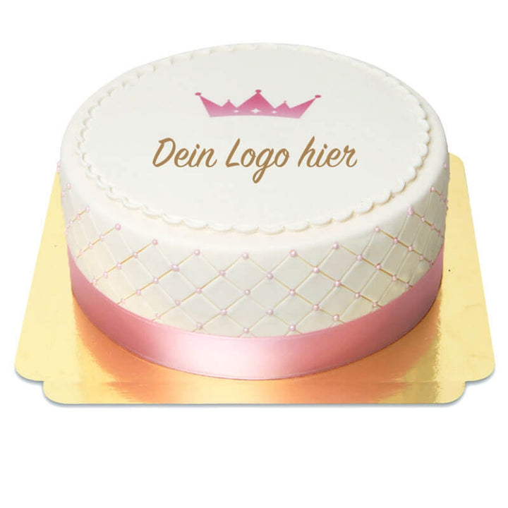 Deluxe-Logotorte - doppelte Höhe