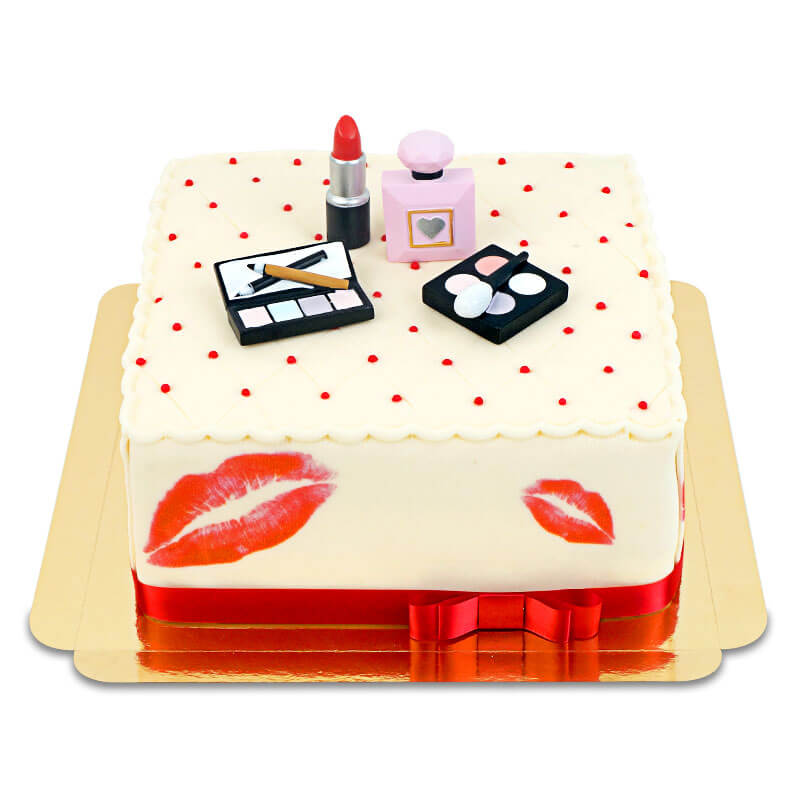 Deluxe Make-Up Torte, Eckig doppelte Höhe