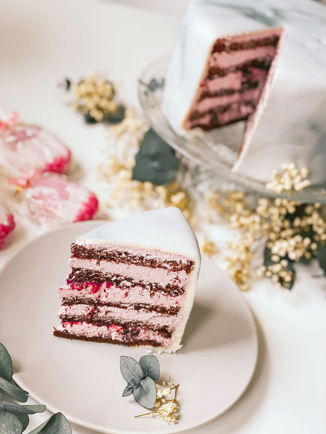 Deluxe Marmormuster-Torte - doppelte Höhe