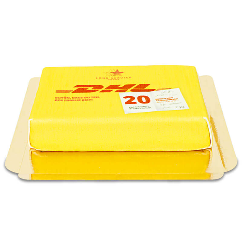 DHL Express Jubiläumstorten, 12 Portionen, M-25x17cm