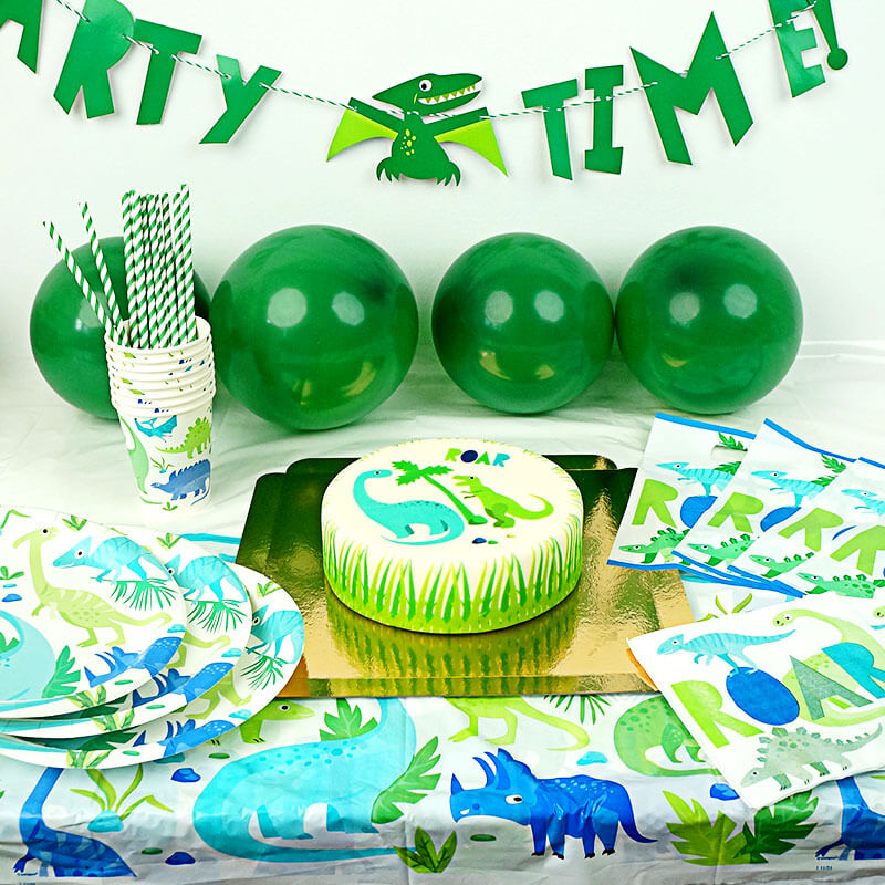 Dino Partyset inkl. Torte