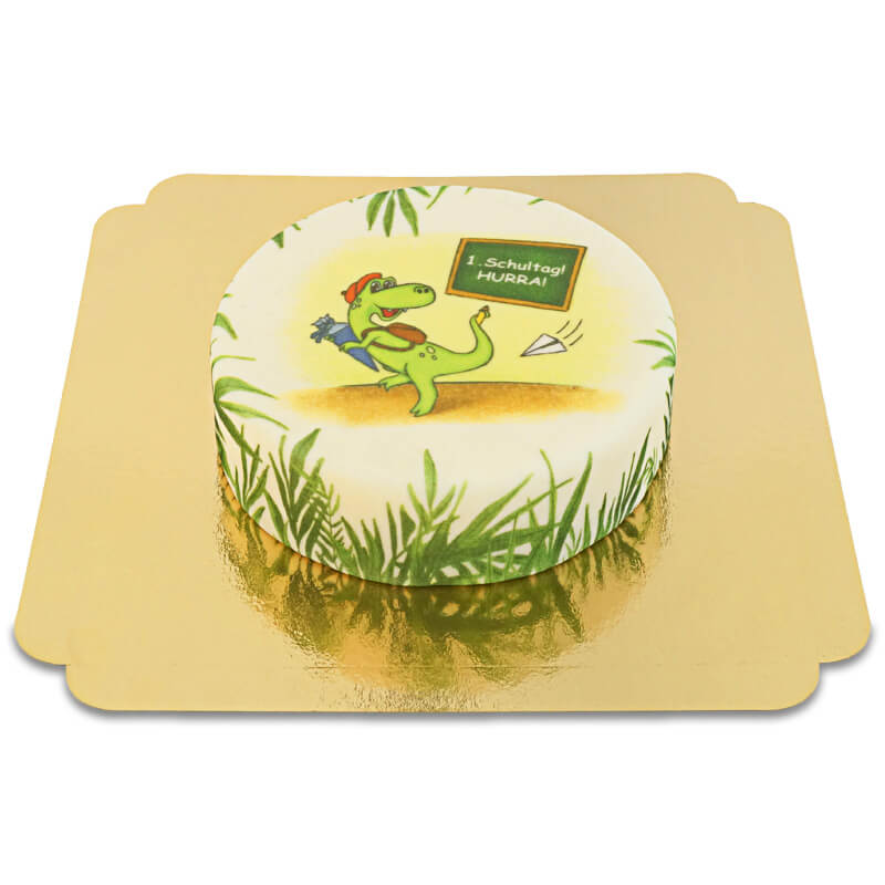 Einschulungstorte "Dinosaurier"