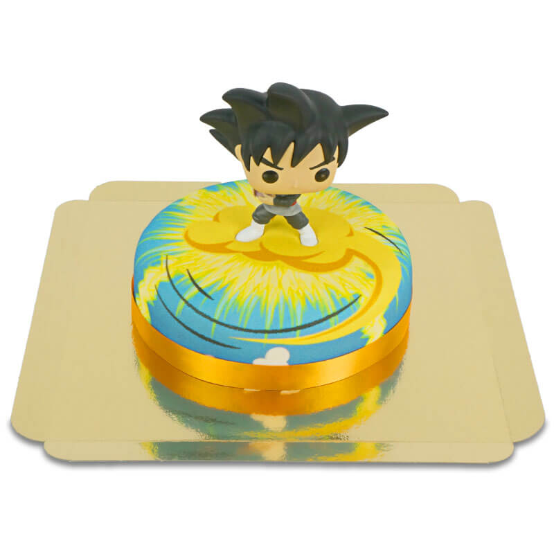 Goku® Black von Dragon Ball® auf Nimbus-Torte