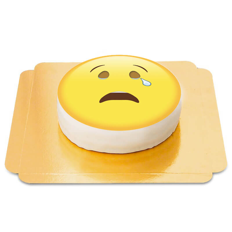 Weinendes Emoji Torte