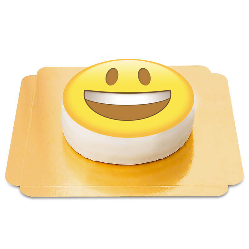 Fröhlicher Emoji-Torte