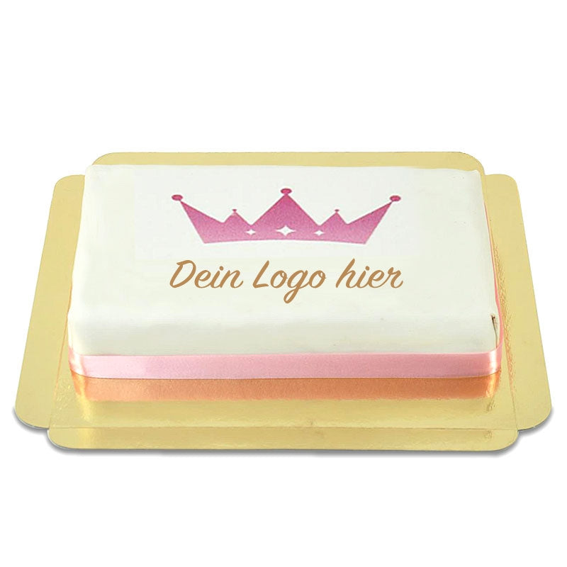 Rechteckige Logotorte