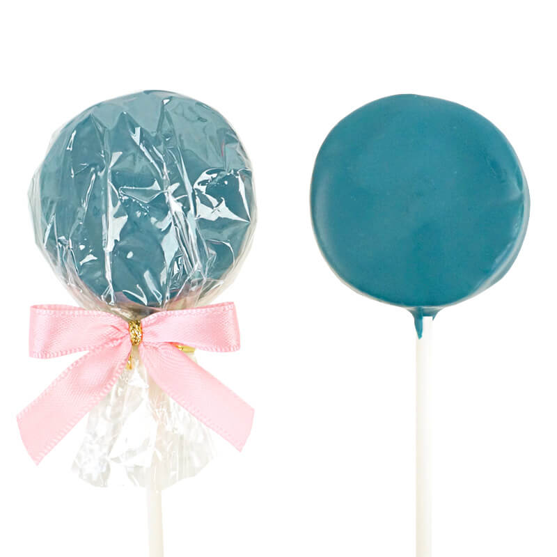 Einfarbige bunte Flatpops (12 Stück)