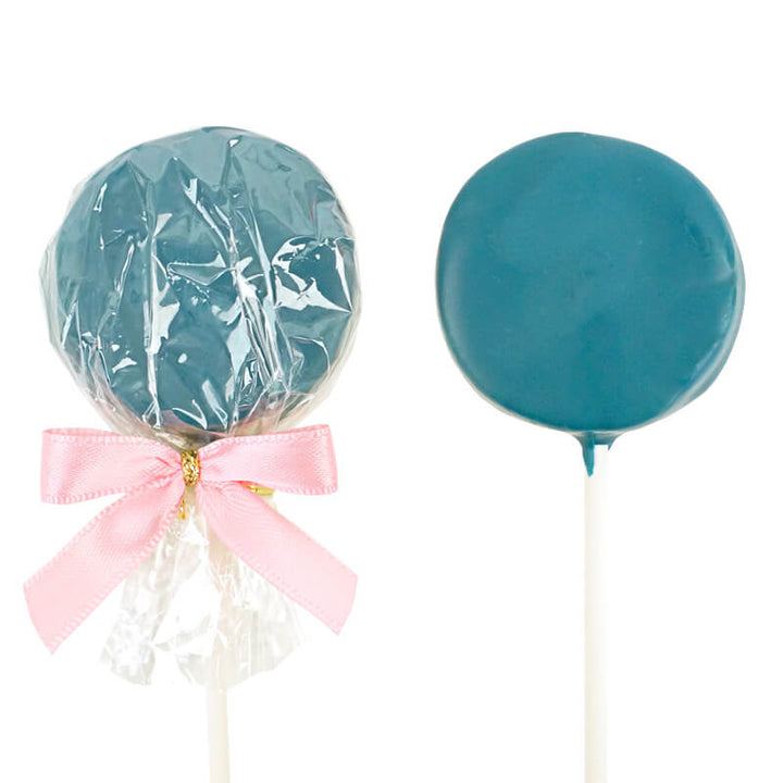 Einfarbige bunte Flatpops (12 Stück)