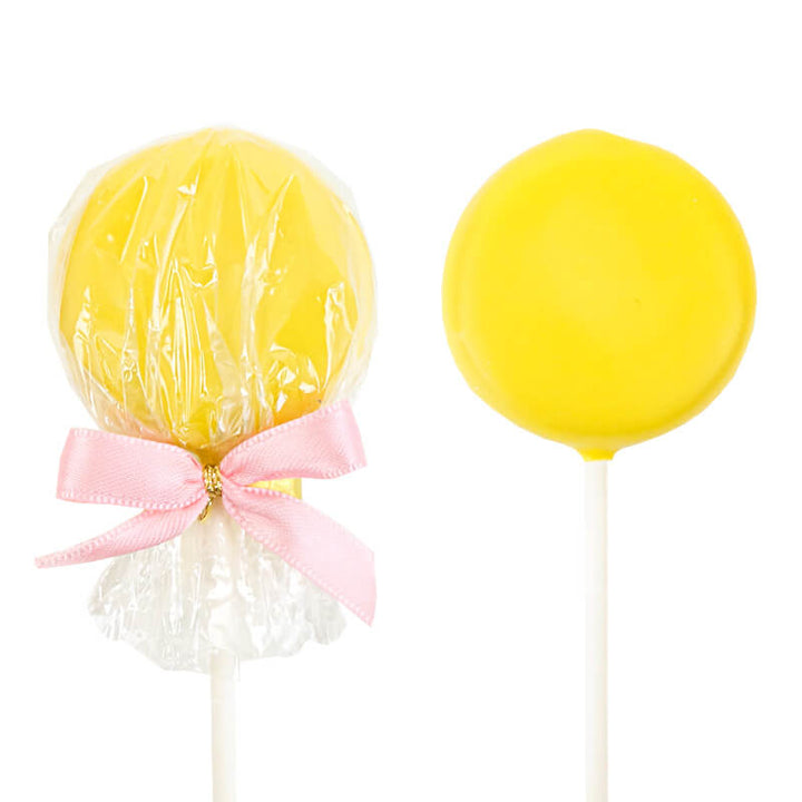 Einfarbige bunte Flatpops (12 Stück)