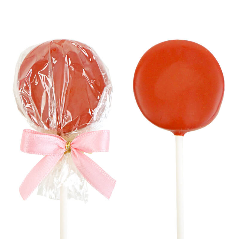 Einfarbige bunte Flatpops (12 Stück)