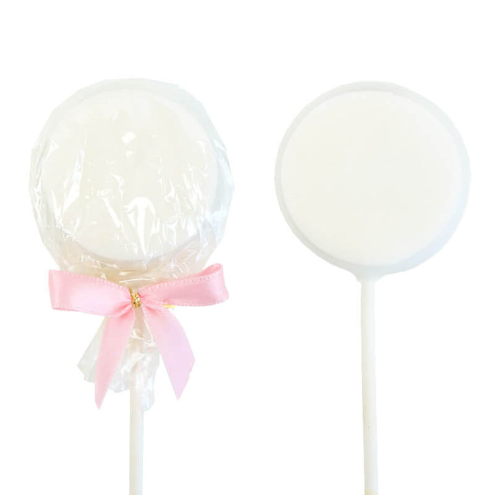 Einfarbige bunte Flatpops (12 Stück)