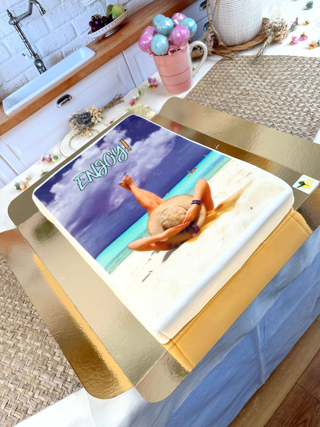 Fototorte L - 39 x 27 cm