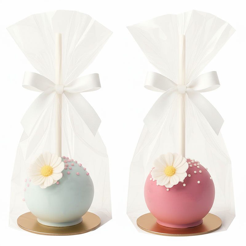 Blütenzauber Cake-Pops Weiß & Rosa (10 Stück)