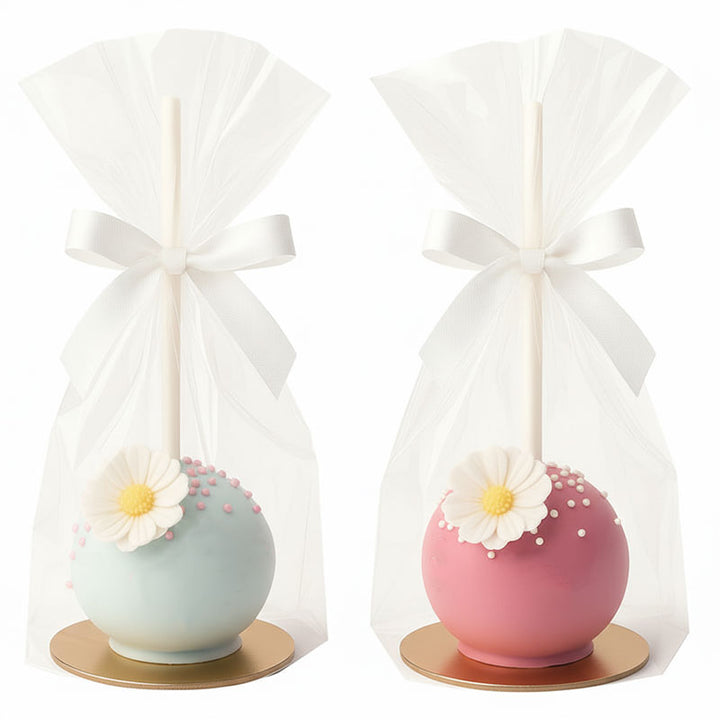 Blütenzauber Cake-Pops Weiß & Rosa (10 Stück)