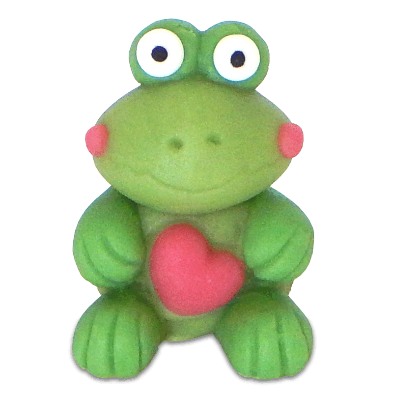 Frosch aus Marzipan